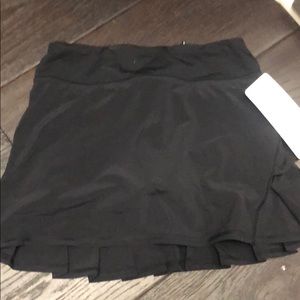 Lululemon Black Tennis Skirt NWT Size 2